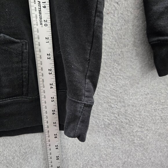 VINTAGE Monster Men Sweatshirt XL Black Hoodie Unleash The Beast Logo Y2K READ - Picture 2 of 11